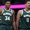 NBA naktis: „Bucks“ triumfavo Denveryje, „Trail Blazers“ kyla į antrą vietą Vakaruose