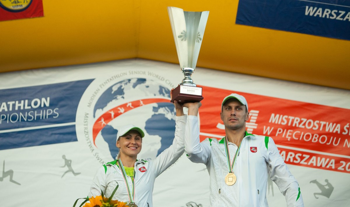 L. Asadauskaitei-Zadneprovskienei ir J. Kinderiui – Pasaulio čempionato auksas!
