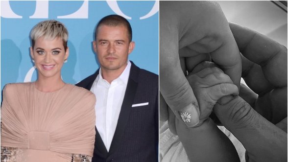 Popžvaigždė Katy Perry ir aktorius Orlando Bloomas susilaukė vaikelio: paviešino pirmąją nuotrauką ir skirtą mielą vardą