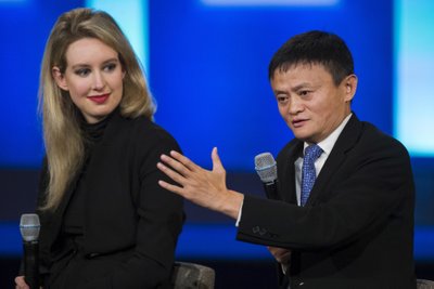 Elizabeth Holmes ir „Alibaba Group“ vadovas Jack Ma
