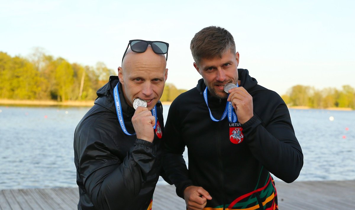 Aurimas Lankas (kairėje), Edvinas Ramanauskas (Foto: Mindaugas Nacevičius)