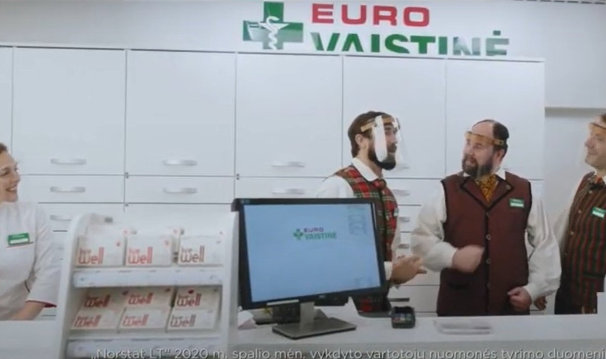 "Eurovaistinės" reklama