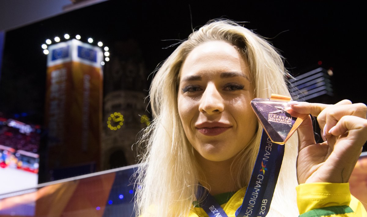 Liveta Jasiūnaitė apdovanota Europos čempionato bronzos medaliu