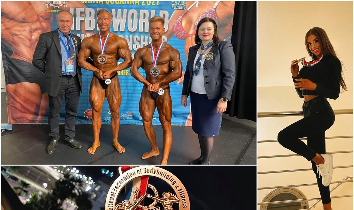 IFBB kultūrizmo ir fitneso pasaulio čempionatas, Neda Silkinytė (dešinėje)