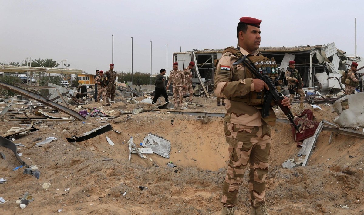 Bagdado oro uostas apšaudytas raketomis