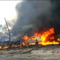 Liudininko vaizdo įraše – vaizdai po Indonezijos karinio lėktuvo katastrofos