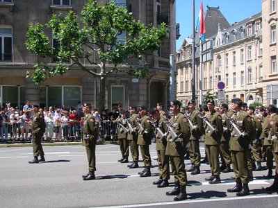 Liuksemburgo kariuomenės paradas 