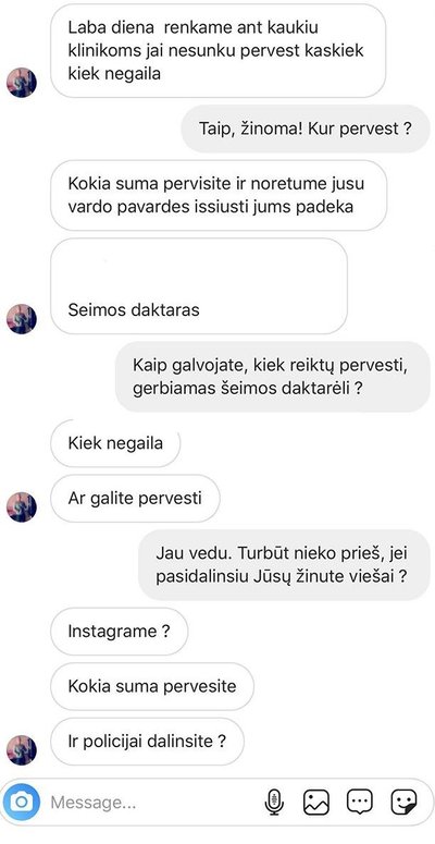 Eglė Straleckaitė ir Oksana Pikul-Jasaitienė sulaukė sukčiaus žinučių 