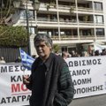 Graikijos salų gyventojai Atėnuose surengė protestą prieš naujas migrantų stovyklas