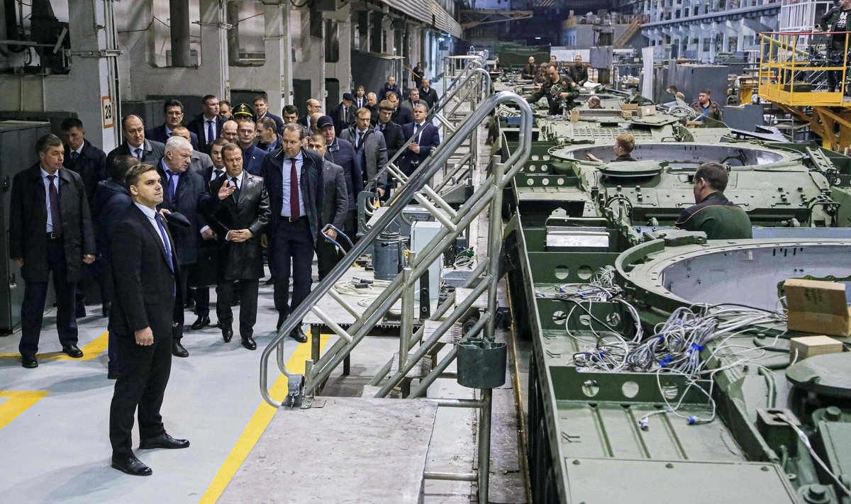 Tanku fabrikas Žemutiniame Tagile, Rusijoje