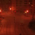 „Timelapse" vaizdo įraše užfiksuota pūga Vašingtone