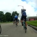 Užfiksuota, kaip Naujajame Orleane pašaunamas dviratininkas
