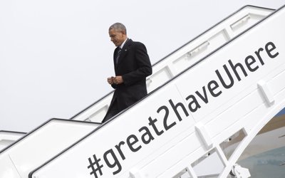 Barackas Obama atvyko į Hanoverį