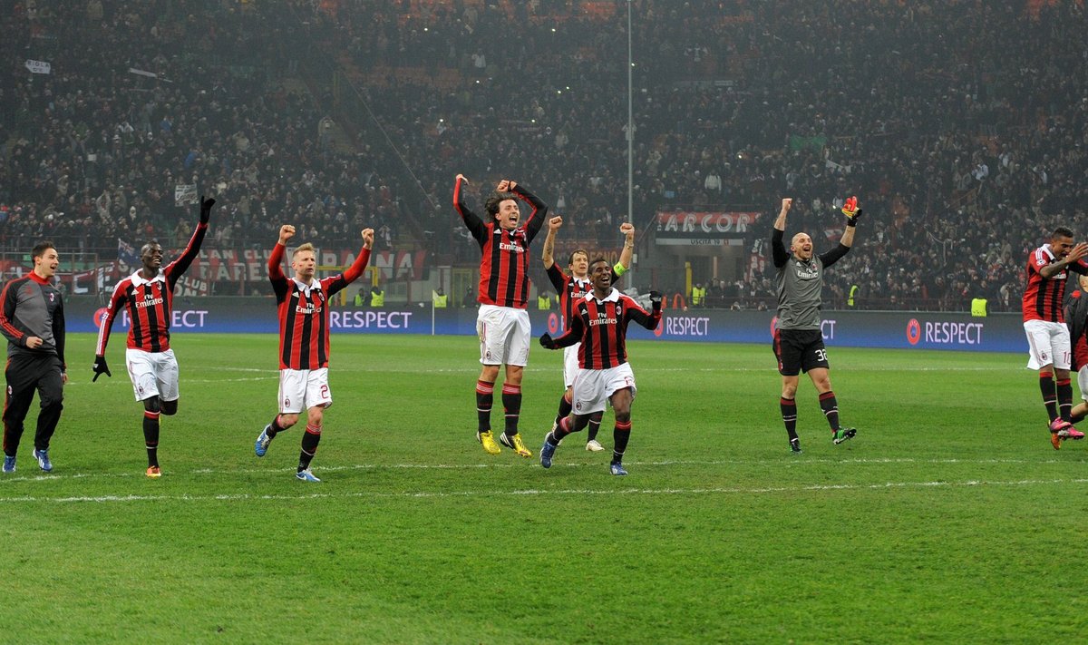 Milan futbolininkų triumfas