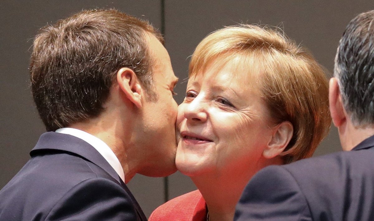 Emmanuelis Macronas, Angela Merkel