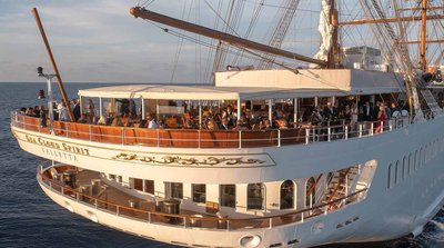 „Sea Cloud Spirit“ yra didžiausias kruizinis burlaivis pasaulyje. Sea Cloud Cruises nuotr.