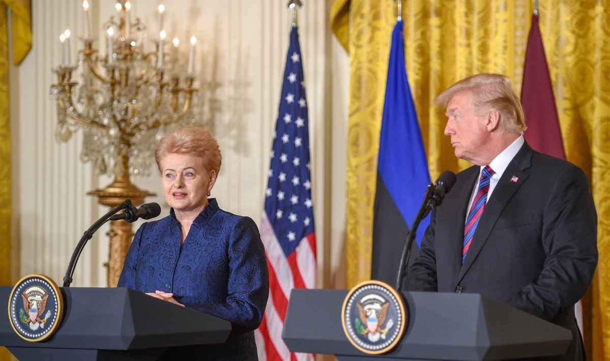 Dalia Grybauskaitė, Donald Trump