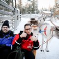 Misija Laplandija: pasivažinėjimas elniu traukiamomis rogėmis