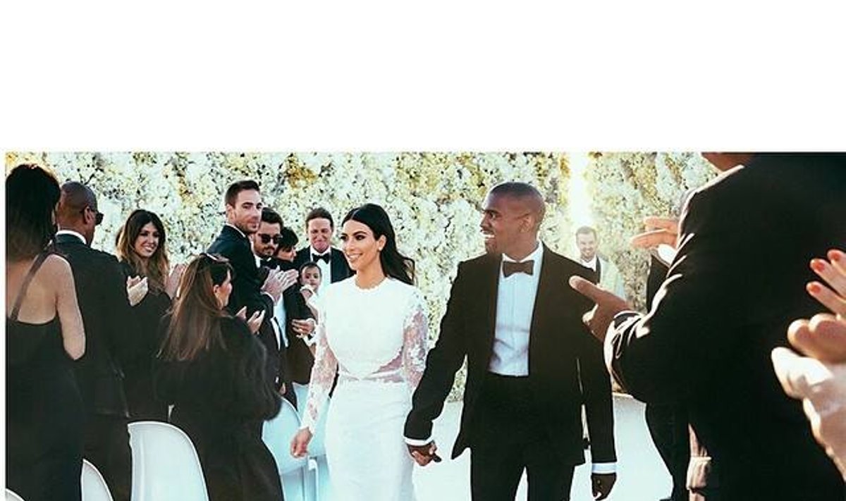 Kim Kardashian ir Kanye Westo vestuvės