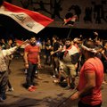Bagdade atsinaujinusių protestų dalyviai vaikyti vandens patrankomis
