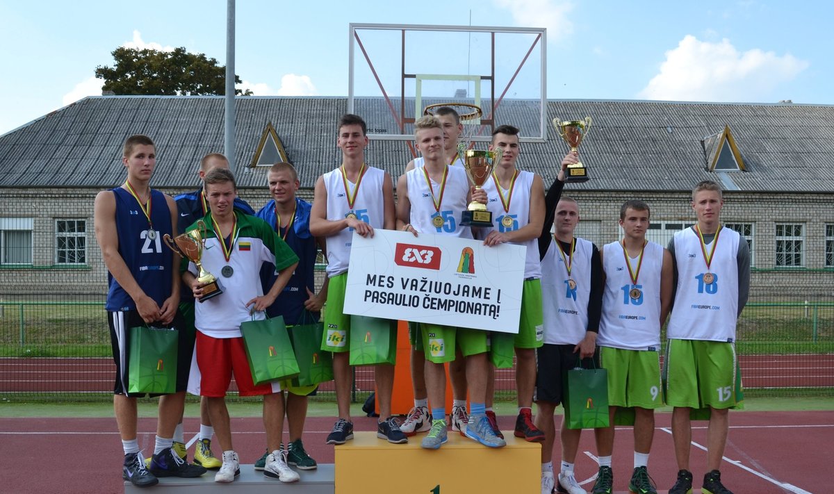 Į 3x3 pasaulio jaunių krepšinio čempionatą vyks Kauno komanda (musukrepsinis.lt nuotr.)