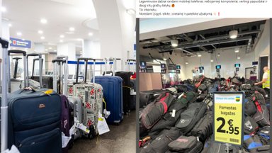 Vilniaus oro uostas ragina neužkibti ant sukčių kabliuko: pamestas bagažas neparduodamas