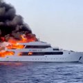 Per gaisrą laive prie Egipto krantų žuvo trys britų turistai, 12 buvo išgelbėti