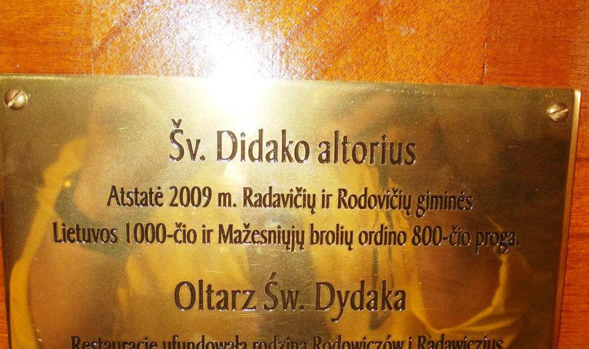 Ołtarz św. Dydaka