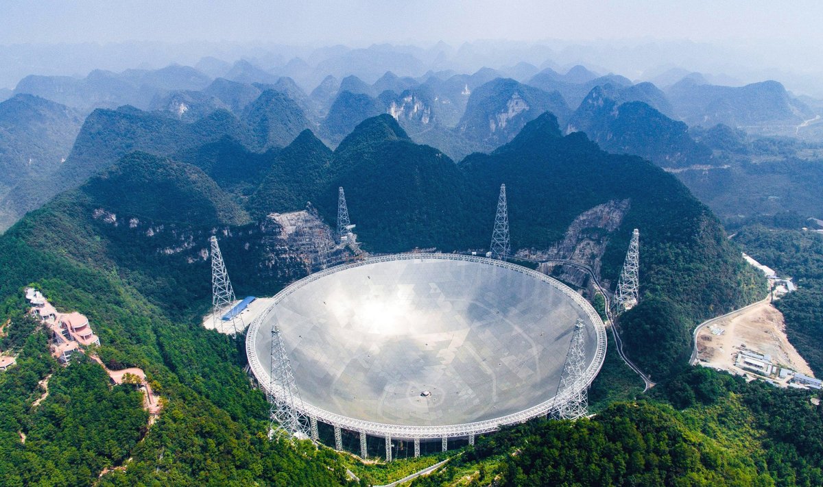 Milžiniškas teleskopas Kinijoje