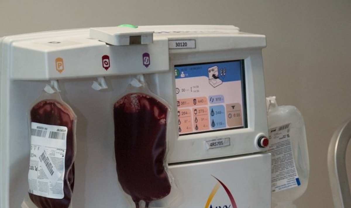 Varėnoje vyko kraujo donorystės akcija, DELFI skaitytojo Domanto Pipo nuotr.