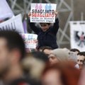 Tūkstančiai italų protestavo prieš gėjų vedybines sąjungas