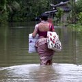 Šri Lankoje ir Indijos pietuose per potvynius žuvo mažiausiai 9 žmonės