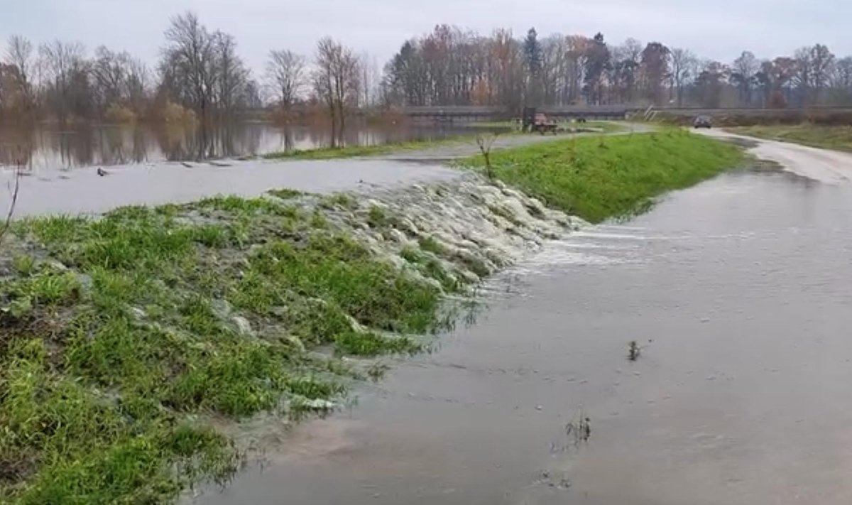 Potvynis Klaipėdos rajone
