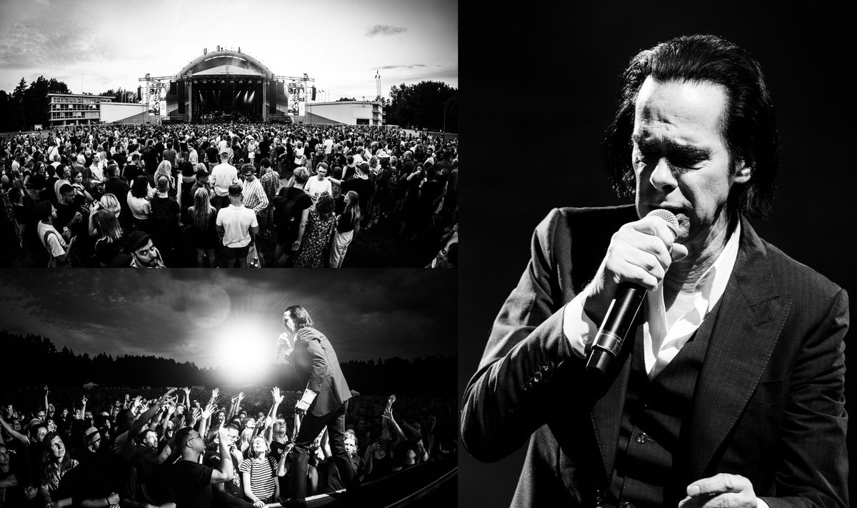 Nick Cave and the Bad Seeds koncertų akimirkos / Ryčio Šeškaičio nuotr.