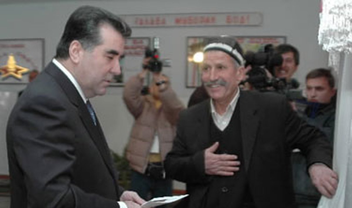 Rinkimai Tadžikistane, Tadžikistano prezidentas Imomali Rakhmonov