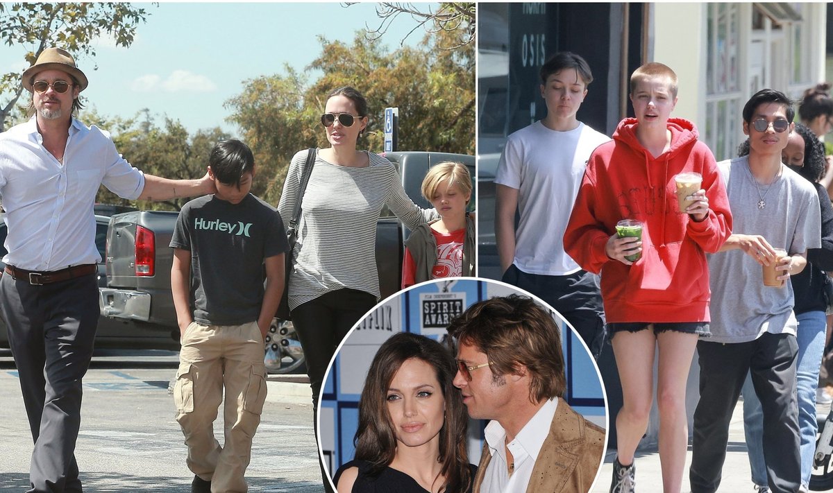 Brado Pitto ir Angelinos Jolie vaikams privalu laikytis keistų taisyklių.