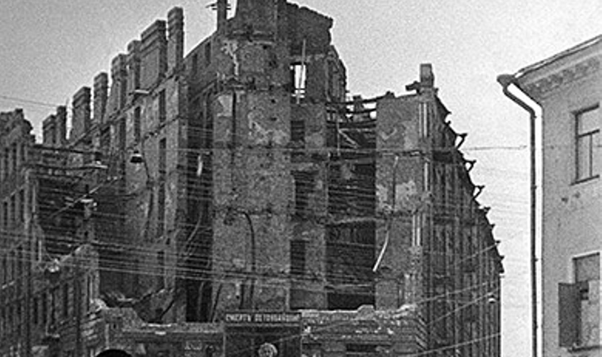 Leningrado blokada, Rusijos centrinio valstybinio kinofotdokumentų fondo archyvo nuotr., Sankt Peterburgas
