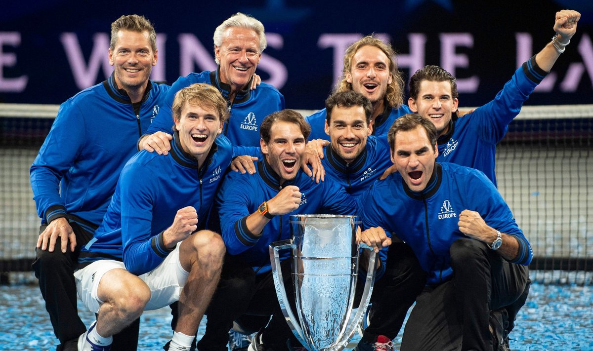 „Laver Cup“ teniso turnyre europiečiai pranoko likusio pasaulio atstovus