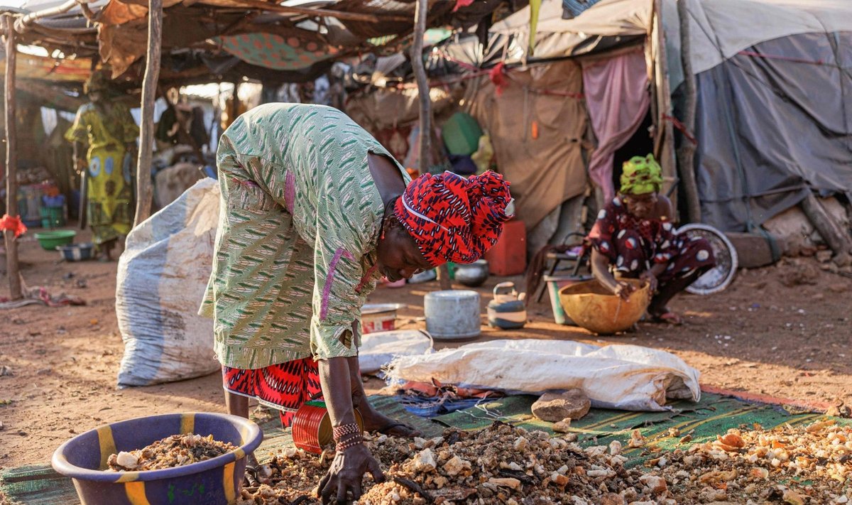 Pabėgelių iš Malio stovykla