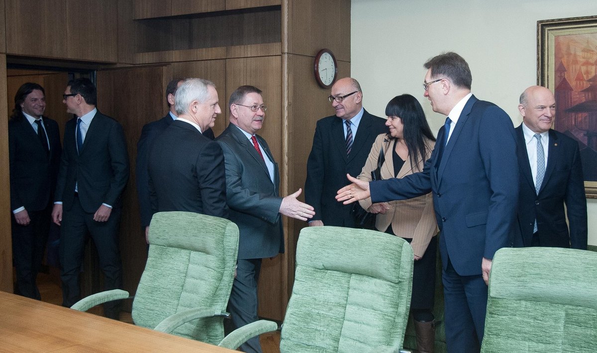 "Grupa Lotos" prezidentas Pavelas Olechnovičius susitinka su Algirdu Butkevičiumi
