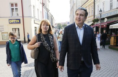 Saakašvilis vyksta Lenkijos ir Ukrainos sienos link su savo šeima ir Julija Tymošenko