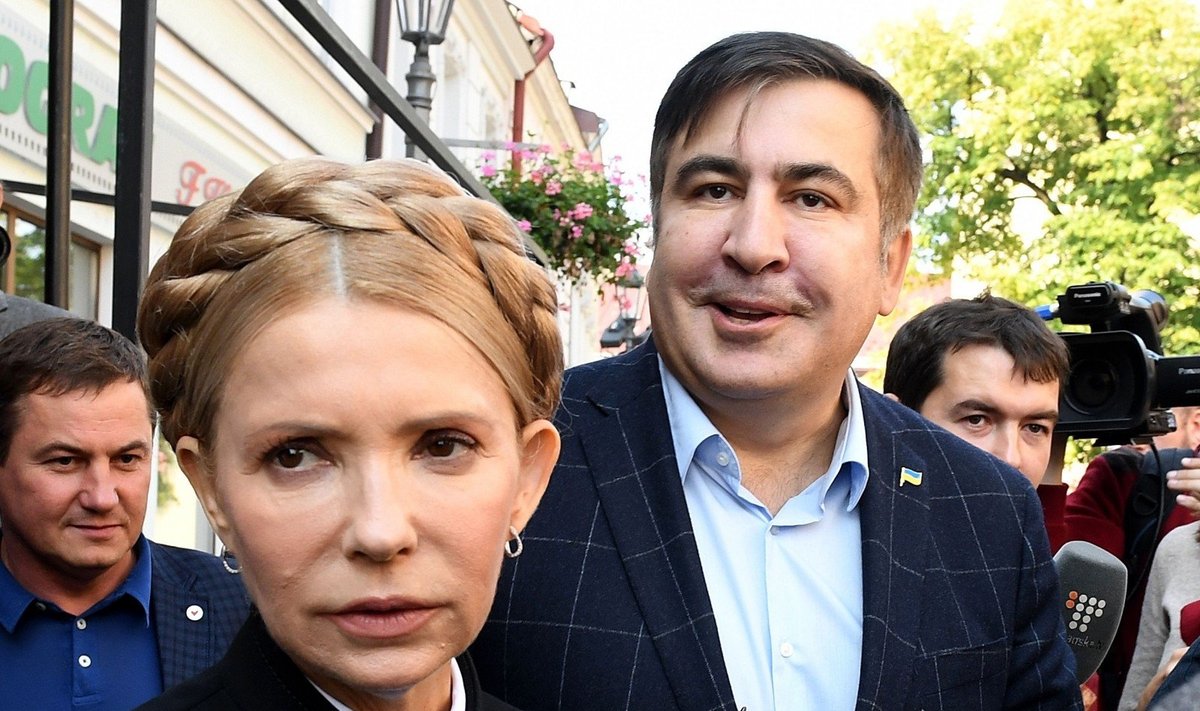 Saakašvilis vyksta Lenkijos ir Ukrainos sienos link su savo šeima ir Julija Tymošenko