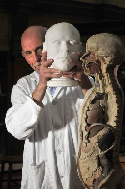 Williamo Burke veido kaukė, Edinburgo universitetas, Škotija, Didžioji Britanija