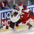 Latvijos ledo ritulininkai pasaulio čempionate gavo skaudžią pamoką nuo čekų