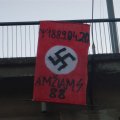 В день рождения Гитлера в Вильнюсе вывесили нацистские флаги