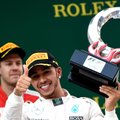 „Formulės-1“ čempionato etapą Kinijoje laimėjo L. Hamiltonas