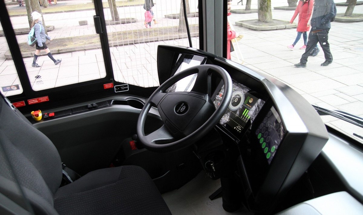 Elektrinis autobusas Kaune (asociatyvi nuotr.)