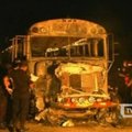 Gvatemaloje, sudegus autobusui, žuvo 15 žmonių
