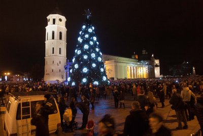 Kalėdų eglės įžiebimas Vilniuje 2012 m.