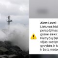 Dar vienoje Lietuvos dalyje – skubus perspėjimas: gyventojams jau siunčiamos žinutės dėl audros, bus pavojinga
